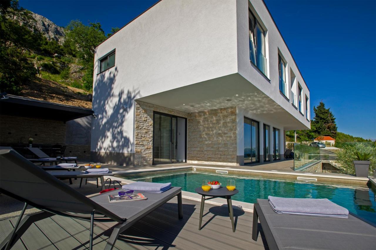Villa Dispet With Heated Pool, Jacuzzi, Sauna And Cinema Čelina Eksteriør bilde