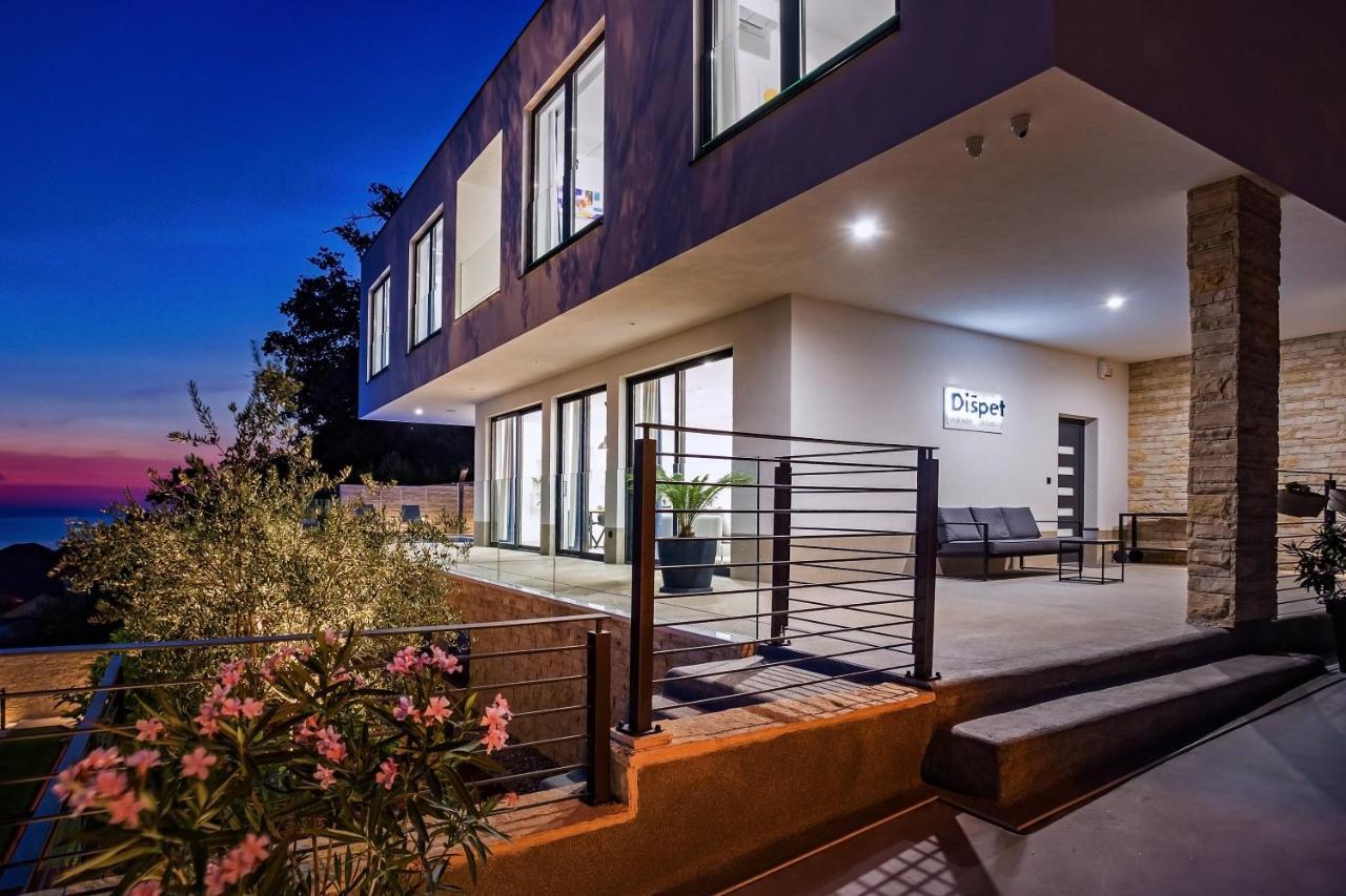 Villa Dispet With Heated Pool, Jacuzzi, Sauna And Cinema Čelina Eksteriør bilde